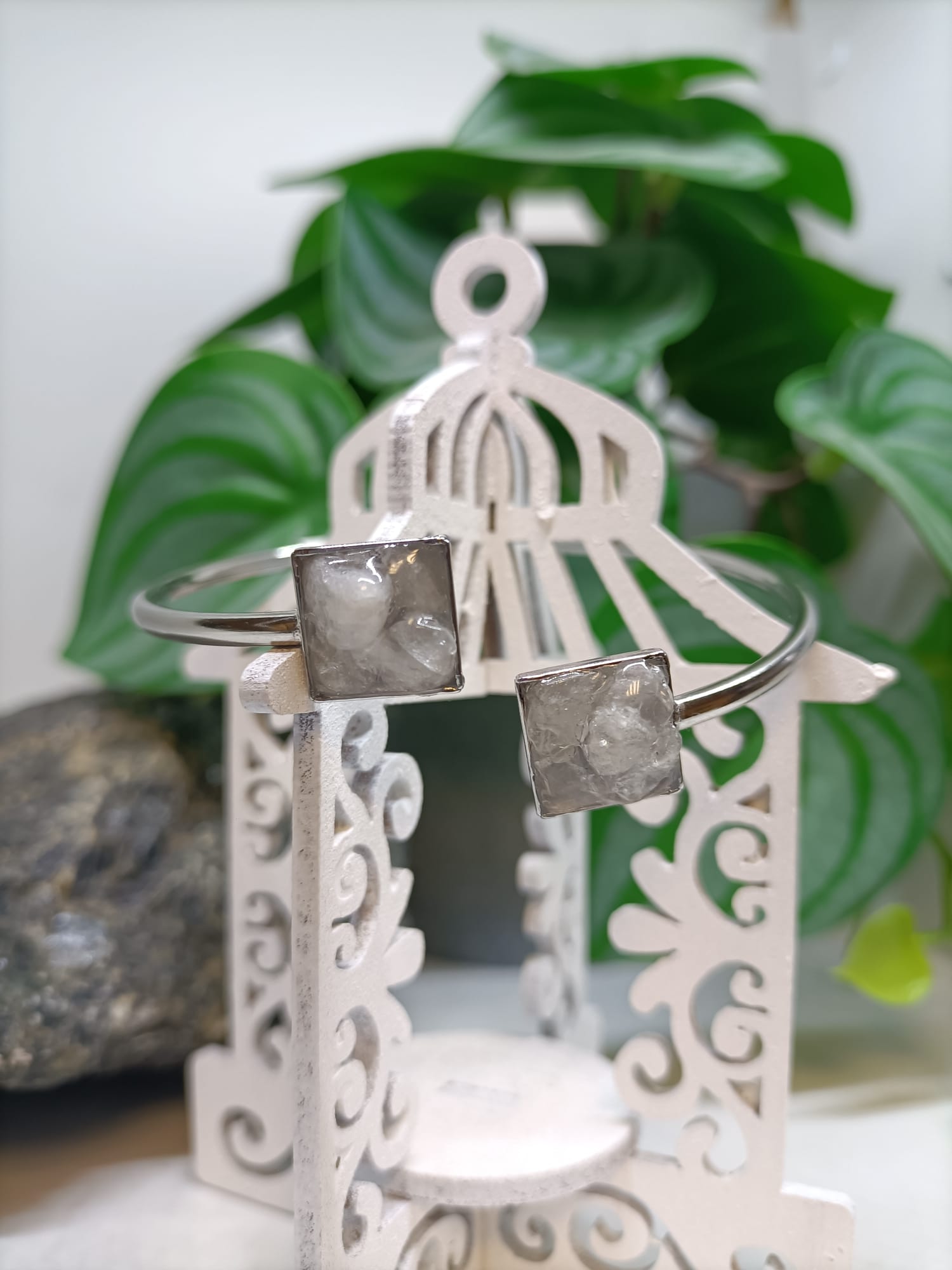 bracelet-femme-quartz laiteux-acier-montauban-grisolles-toulouse